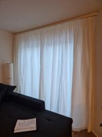 2 Stück Nachtvorhänge Cremeweiss , fast neu!  2.45m × h 2.33