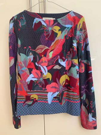 FOX’S Shirt, Grösse S, mit buntem Blumenprint