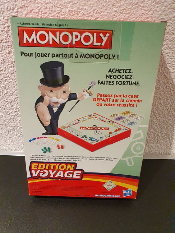 Nouveau Monopoly Edition Voyage - Français
