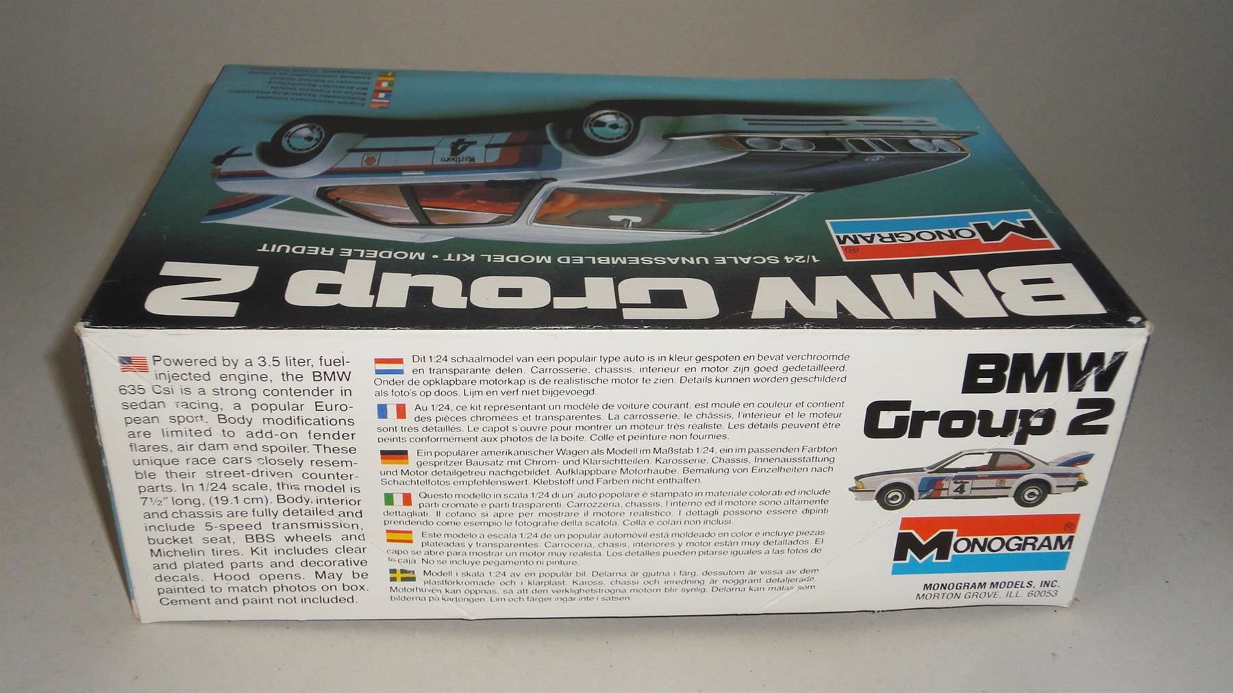 Kit di modellismo & Modellini statici: MONOGRAM BMW 635 CSi Group 2 1:24 – Nuovo (secondo la descrizione) da Frümsen venduto da Malibu69 4