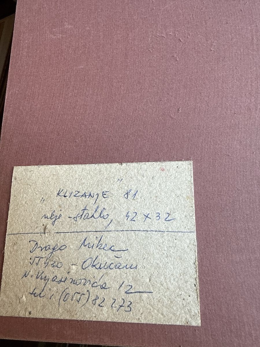 Gemälde: Peinture naïve de Dragotin Mikec  – Gebraucht aus Clarens von Gabi0062 1