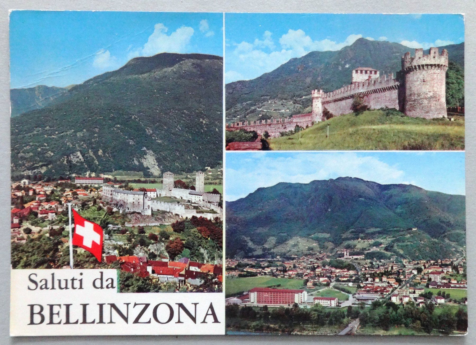 Cartoline postali: Saluti da Bellinzona – Usato da Fétigny venduto da Billy2miny