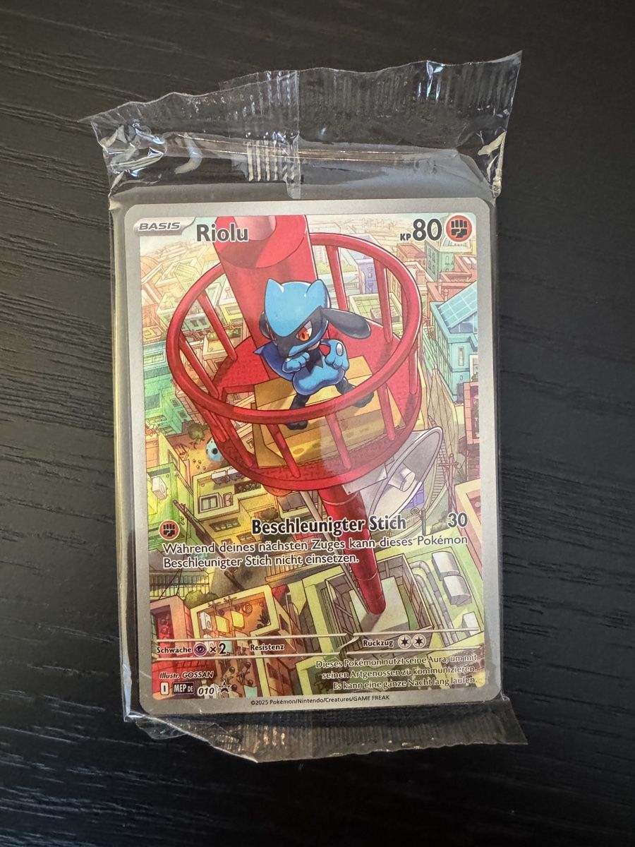 Pokémon Carte collezionabili: Riolu 010 black star pomo – Usato da Zürich venduto da sed_6krp