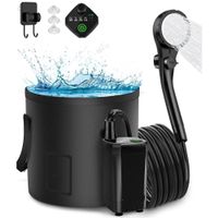 6000mAh Campingdusche Pumpe Camping Outdoor Garten