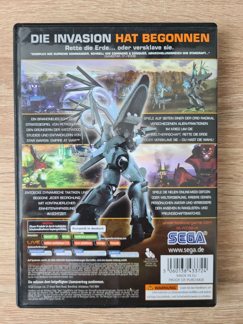 Giochi: Universe at War: Earth Assault - PC – Usato da Carouge GE venduto da Franllo 1