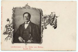 BÜHLER Landammann J. Ulr. Sutter - Erwählt 1871