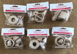 LOT-HOLZ -WINDLICHTHALTER NEU & ORIGINALVERPACKT
