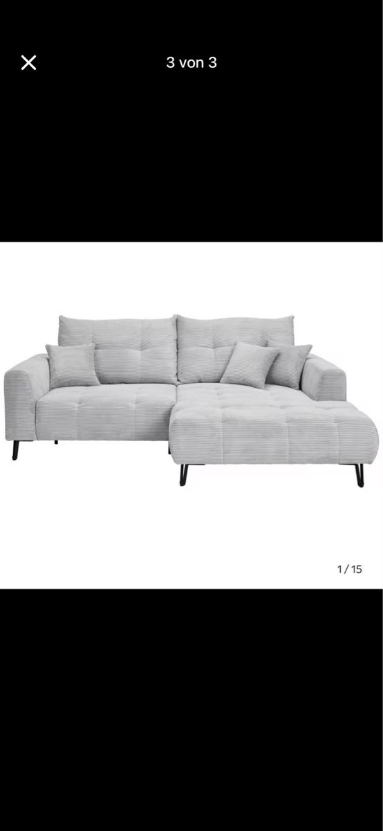 Sofas: Ecksofa grau 250x175cm neuwertig – Gebraucht aus Eschlikon TG von SvddenDeath 3