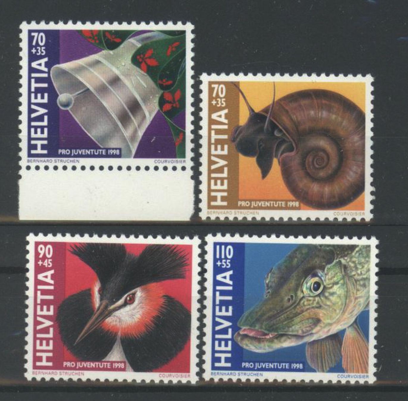 Alle Briefmarken: 1998, Pro Juventute ** – Gebraucht aus Willisau von Vollstempel