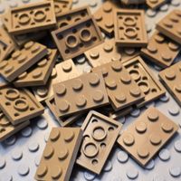 LEGO 28 x Platten 2x3 (3021) dark tan