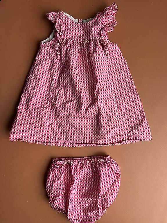 Jacadi Kleider & Röcke: Jacadi Kleid 36M/96 cm, pink kariert – Gebraucht aus Cham von nininanana