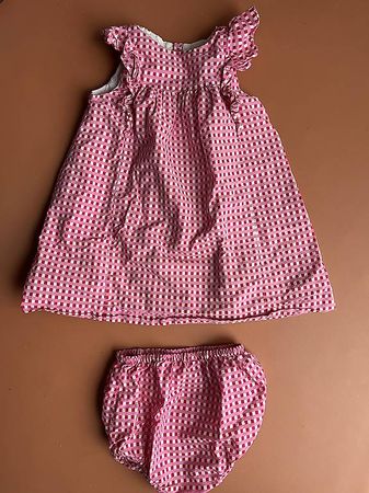 Jacadi Kleid 36M/96 cm, pink kariert