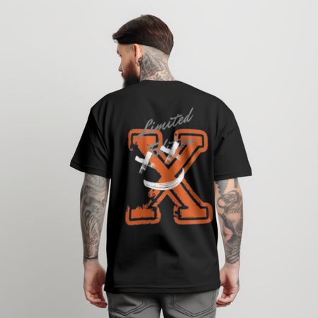 Schwarzes Mode T-Shirt, Grösse M, Neu!