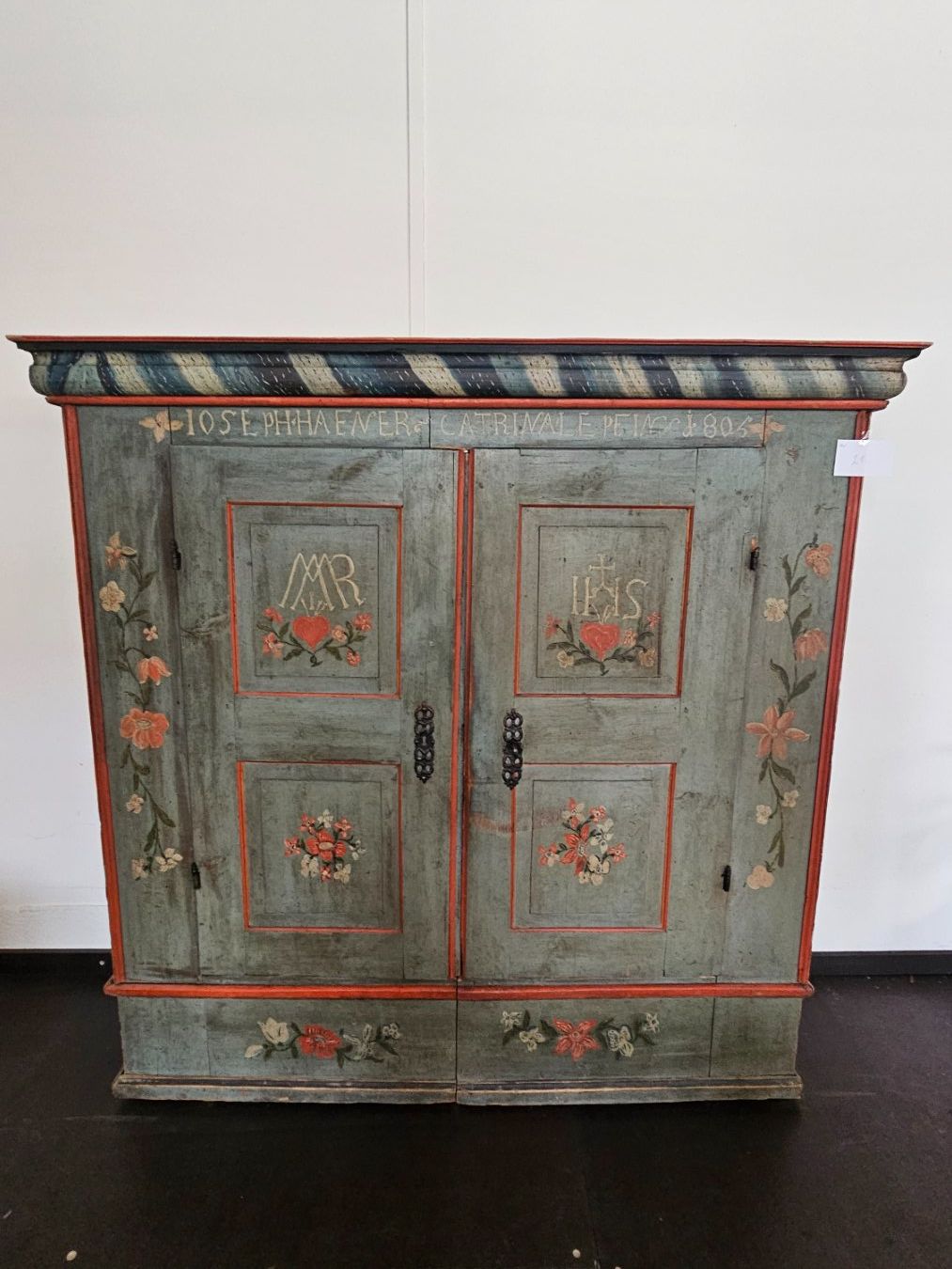 Schränke: Bemalten Bauernschrank – Gebraucht aus Diessenhofen von Osio
