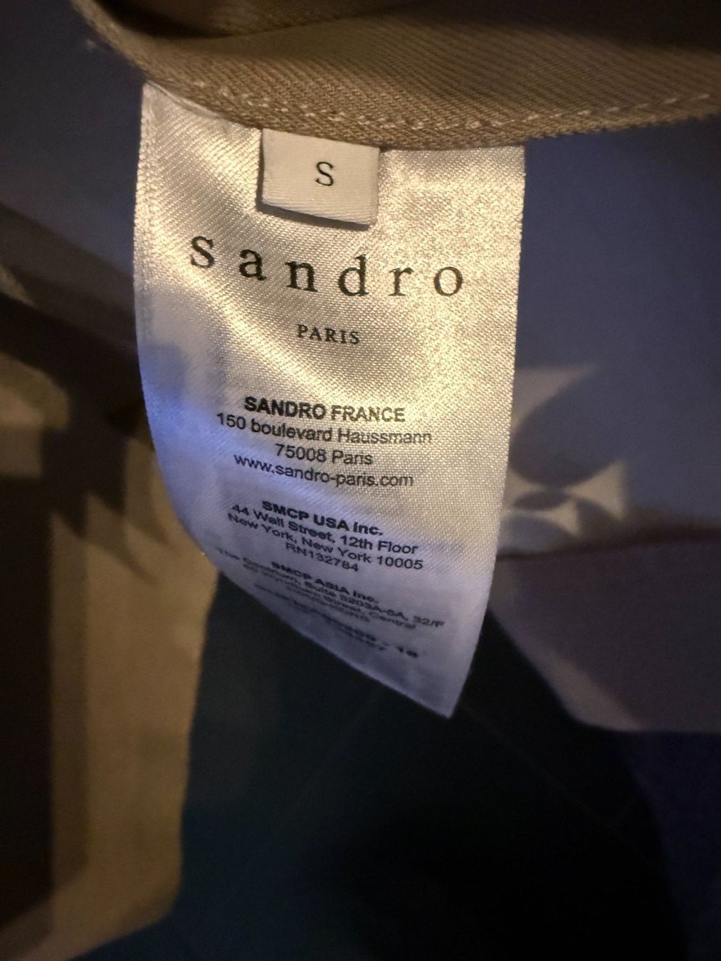 Sandro Cappotti: Sandro beige Mantel – Usato da Biel/Bienne venduto da vido67 1
