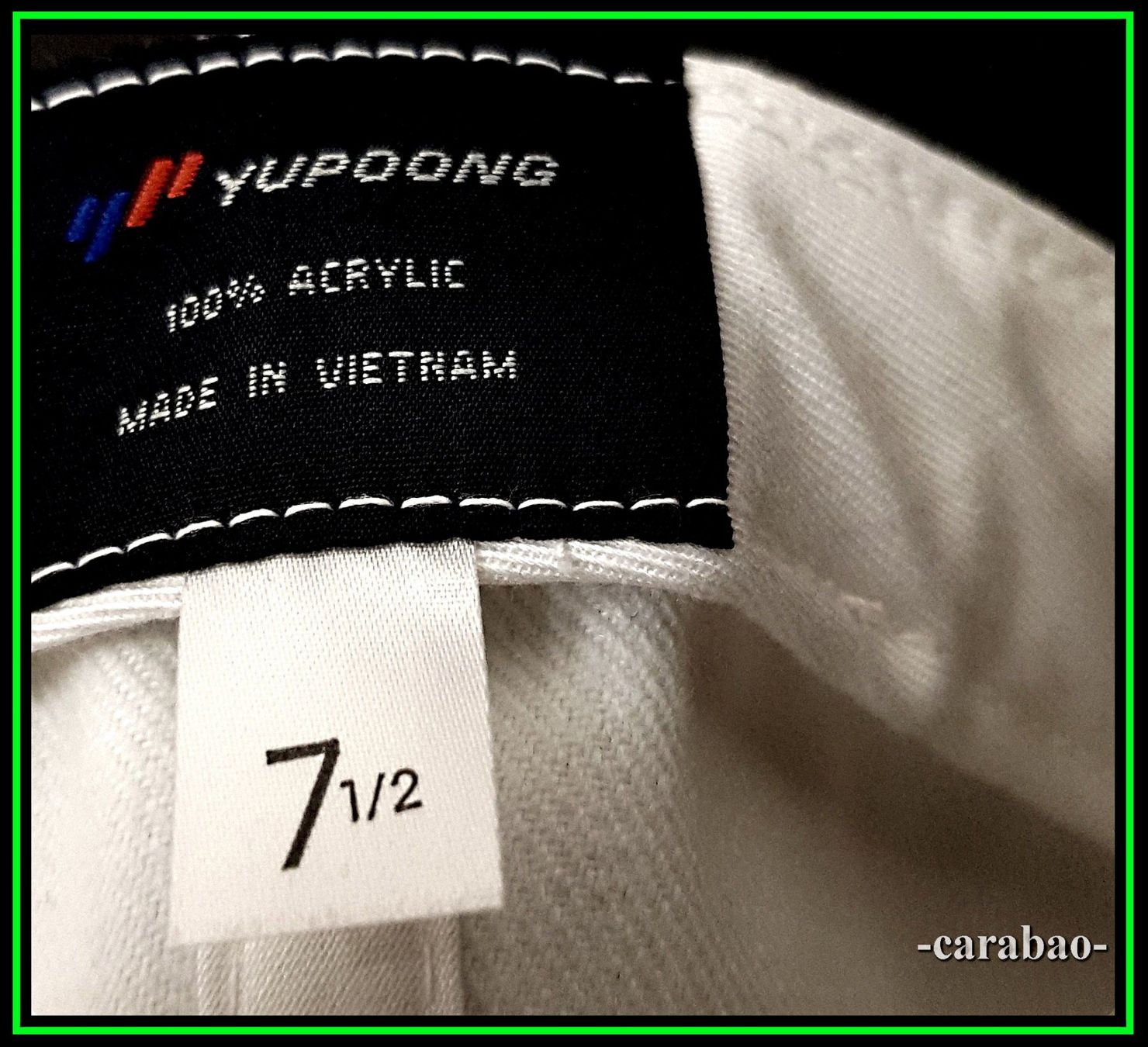 Copricapi, berretti & cappellini: Original YUPOONG Fitted Cap / Weiss / Gr. L – Nuovo (secondo la descrizione) da Winterthur venduto da -carabao- 4