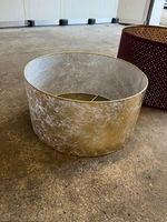Lampenschirm Gold‑Weiss – modern