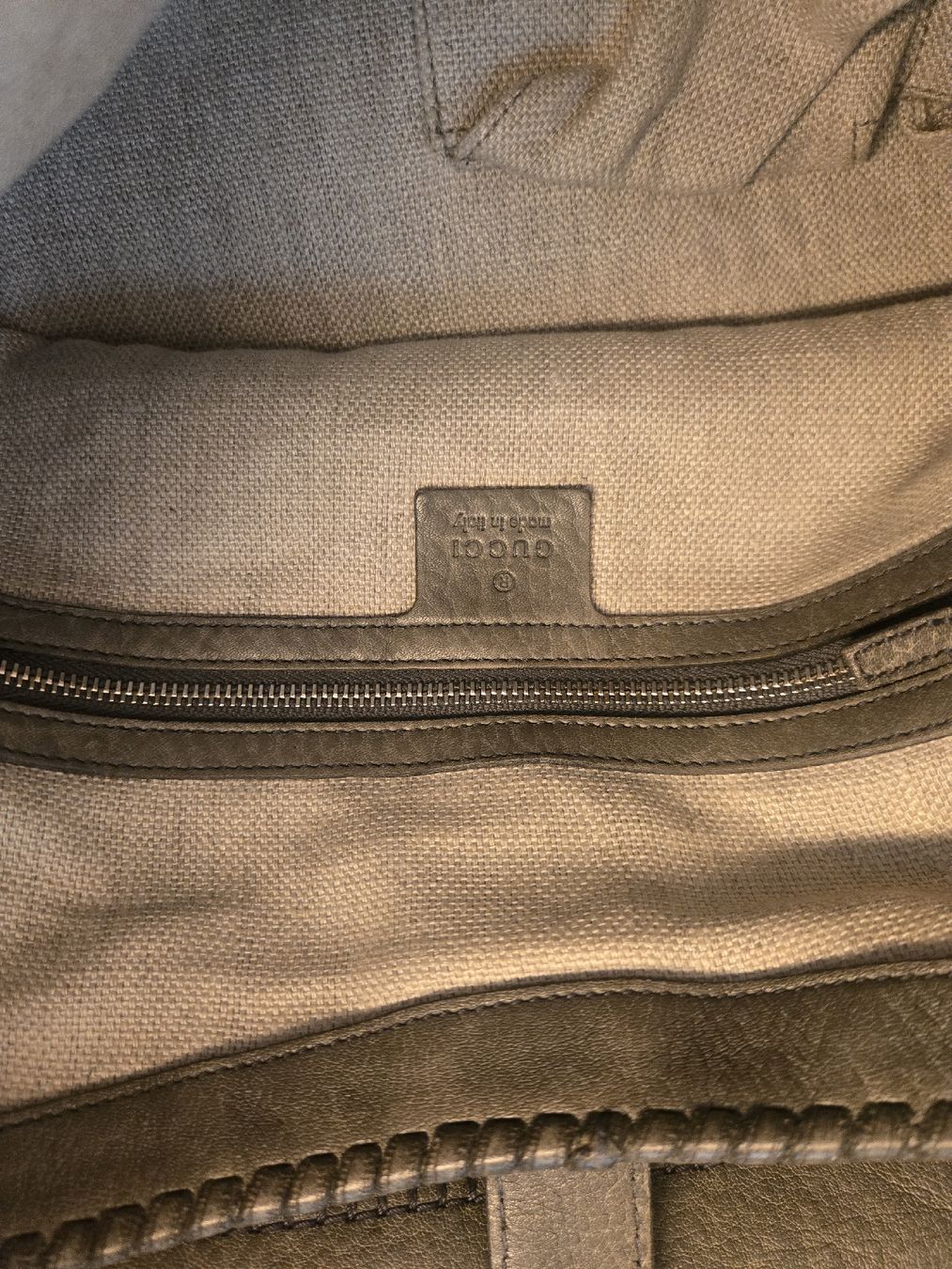 Gucci Borse da donna: Gucci Tasche Leder Grau mit Bambus – Usato da Baar venduto da LuxuryHunt 5