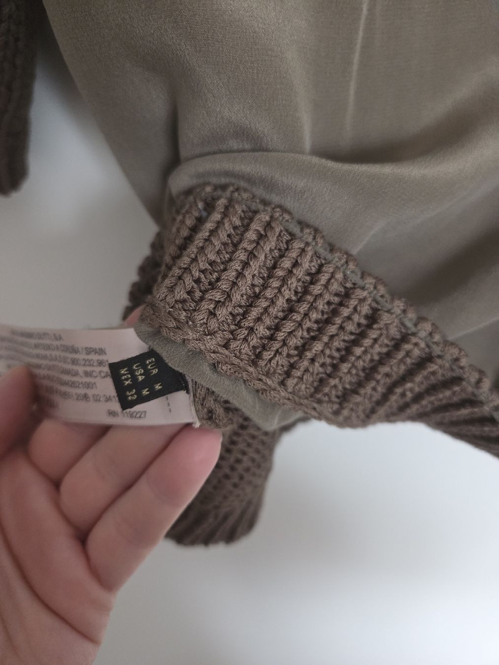 Massimo Dutti Top: Massimo Dutti Strickpullover, Gr. M, Baumwolle & Seide. Top. – Usato da Pfäffikon ZH venduto da e13_x2n5 4