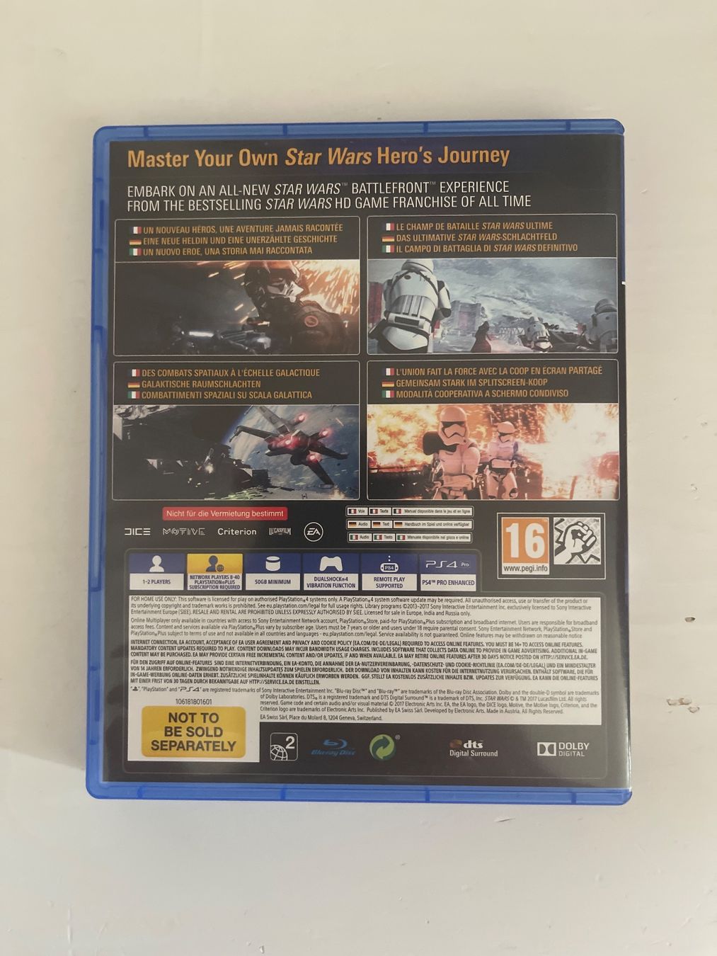 Spiele: Jeu PS4 Star Wars Battlefront II – Gebraucht aus Renens VD von dan_b8tt 1