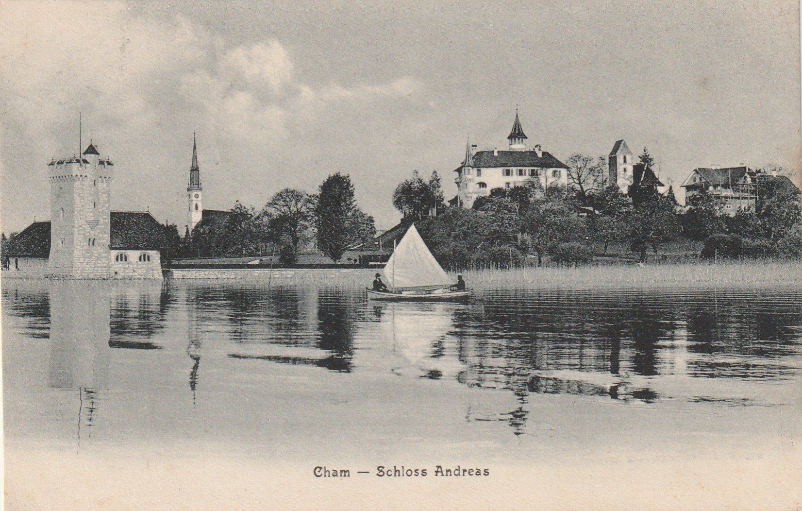 Cartoline postali: Cham Schloss Andreas – Usato da Rorschacherberg venduto da fratovi2