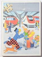 Globi Holz Puzzle - Globi und die Bahn - 35 Teile 
