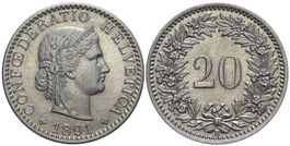 20 Rappen 1891 (05)