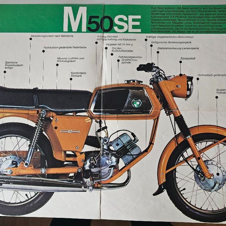 Documenti: Puch Mopeds Prospekt 1969 – Usato da Stein AG venduto da Zantico 1