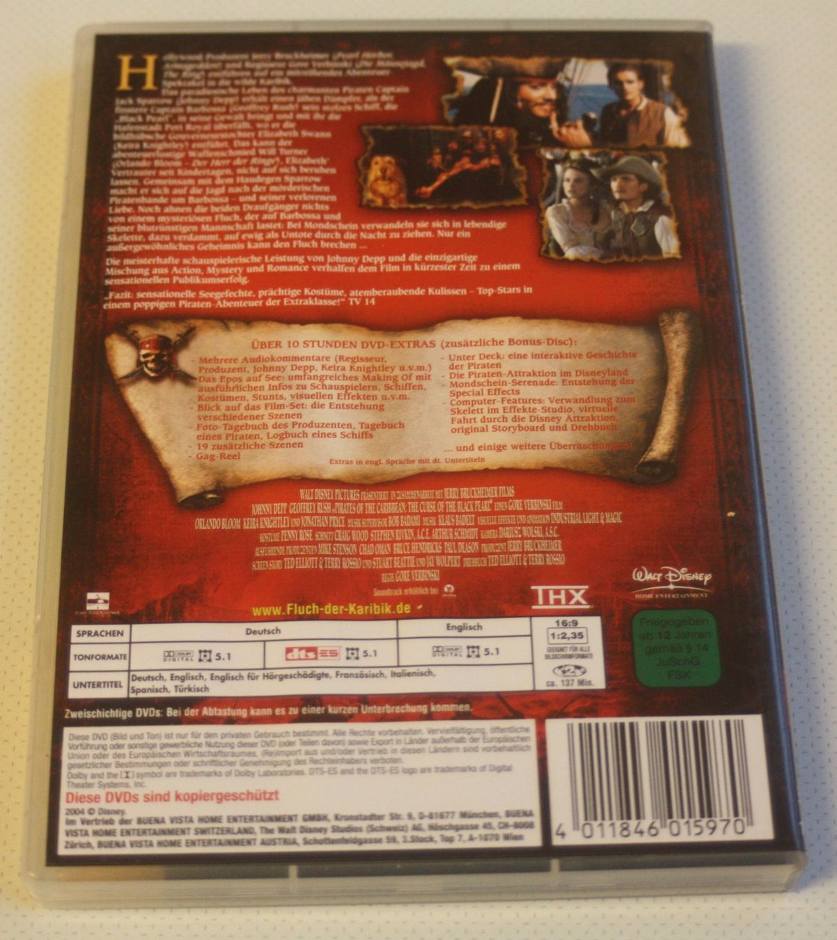 Tutti i DVDs: "Fluch der Karibik" 2-Disc Set - Special Edition – Usato da Wettingen venduto da Licht08 1