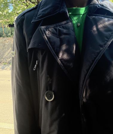 Trench coat GAS noir avec ceinture bon état général
