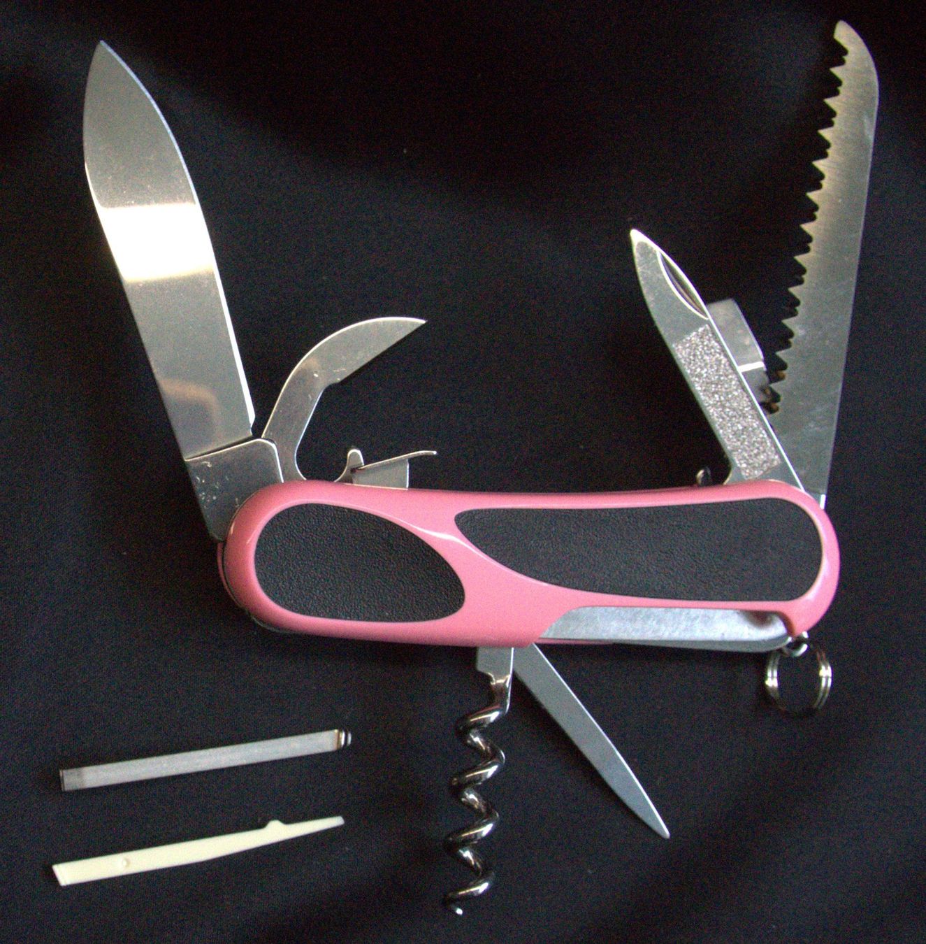 Wenger Taschenmesser: Wenger  Evolution S13 Rosa. Neu. Mit Klingen Arretierung. – Neu und originalverpackt aus Thun von Dl3604 4