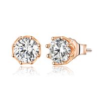 Ohrringe Ohrstecker Sterlingsilber Cubic Zirkonia