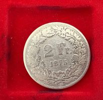 2.00 Franken Stück 1875 - silber