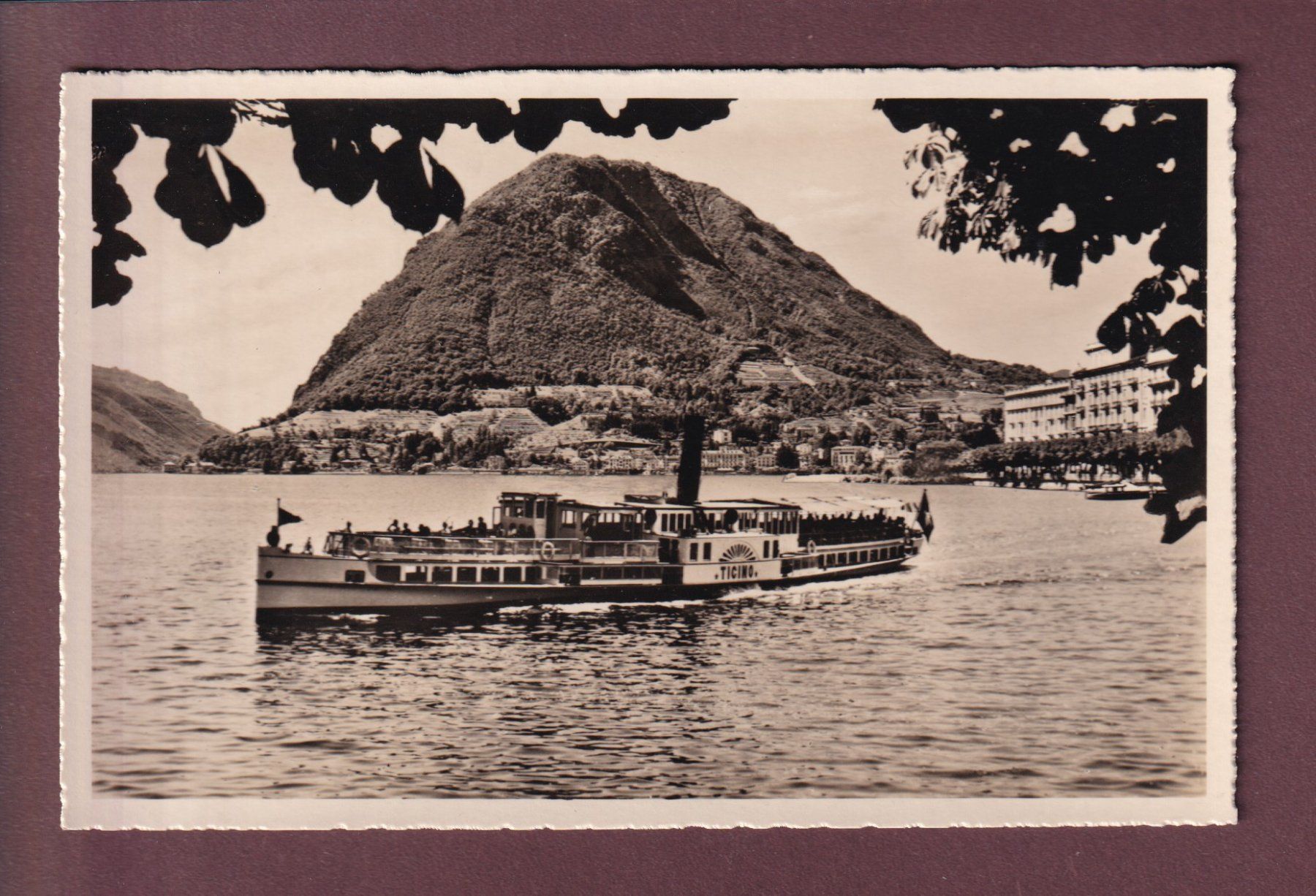 Cartoline postali: LUGANO - Nave Ticino – Usato da Pully venduto da nicecards