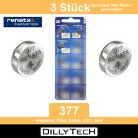 Renata 377 SR626SW Knopfzellenbatterie - 3 Stk.