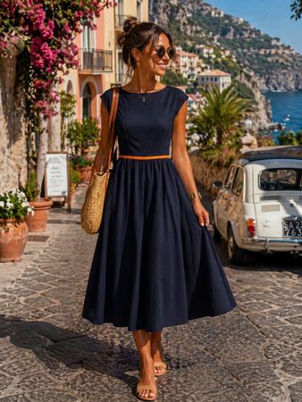 Hugo Boss 40/42 Seidenkleid