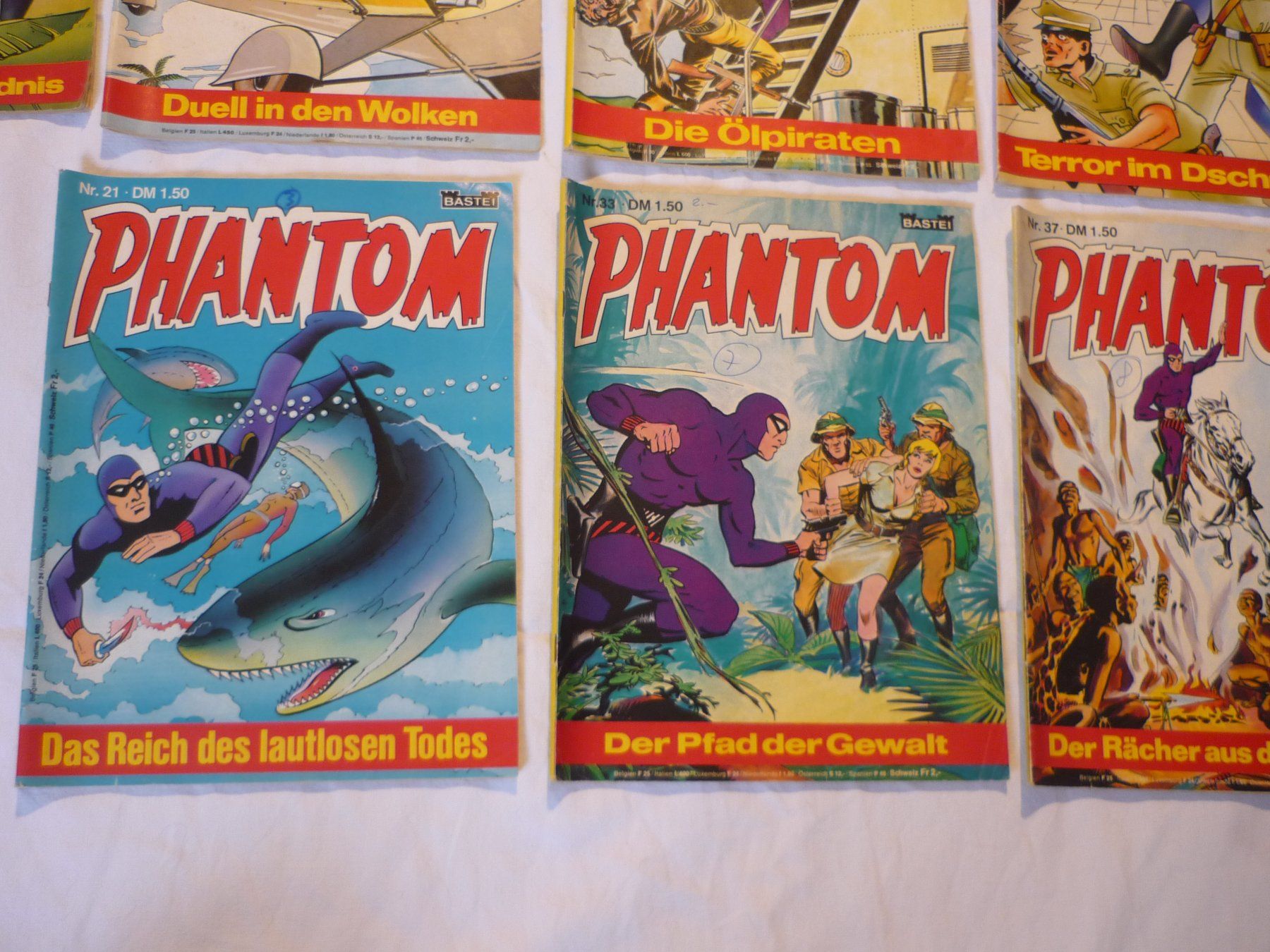 Fumetti: 7x Phantom Bastei Comics Heftli – Usato da Beringen venduto da Flatretriever 3