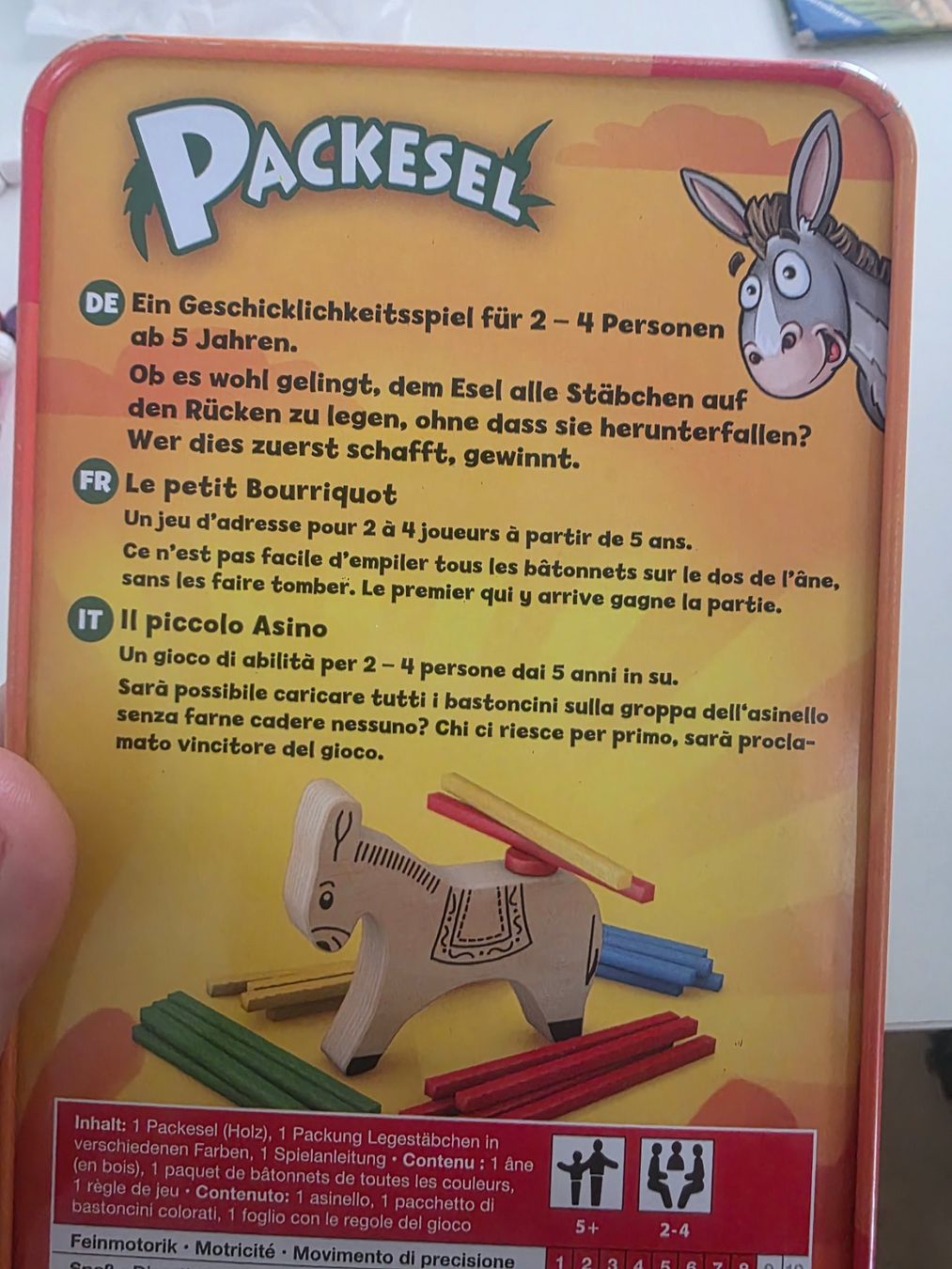 Giochi: Packesel Geschicklichkeitsspiel, Schmidt Spiele, Top Zust... – Usato da Wichtrach venduto da Elenagonzi 2