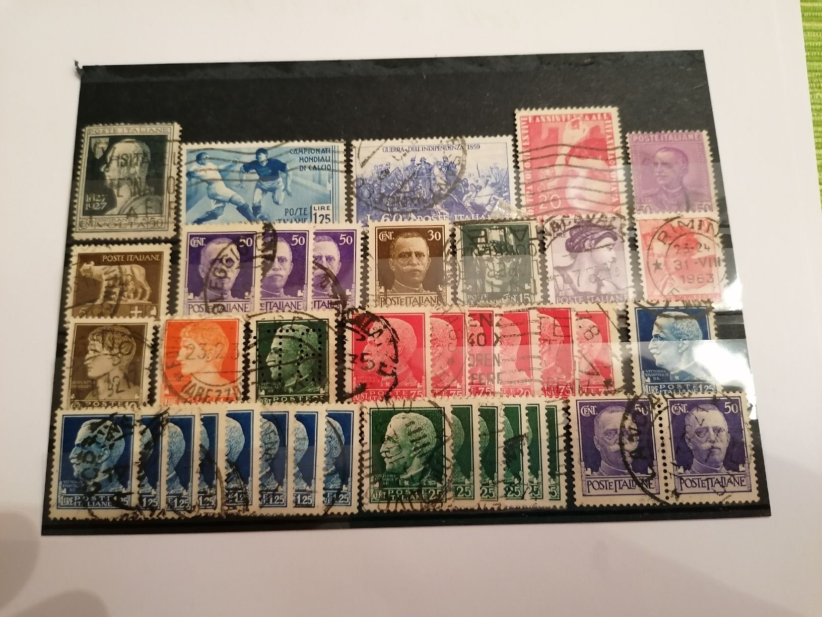 Alle Briefmarken: 38mal Italien  – Gebraucht aus Happerswil von tschergi