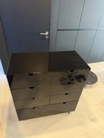 Pfister Kommode schwarz Hochglanz mit 5 Schubladen gebraucht
