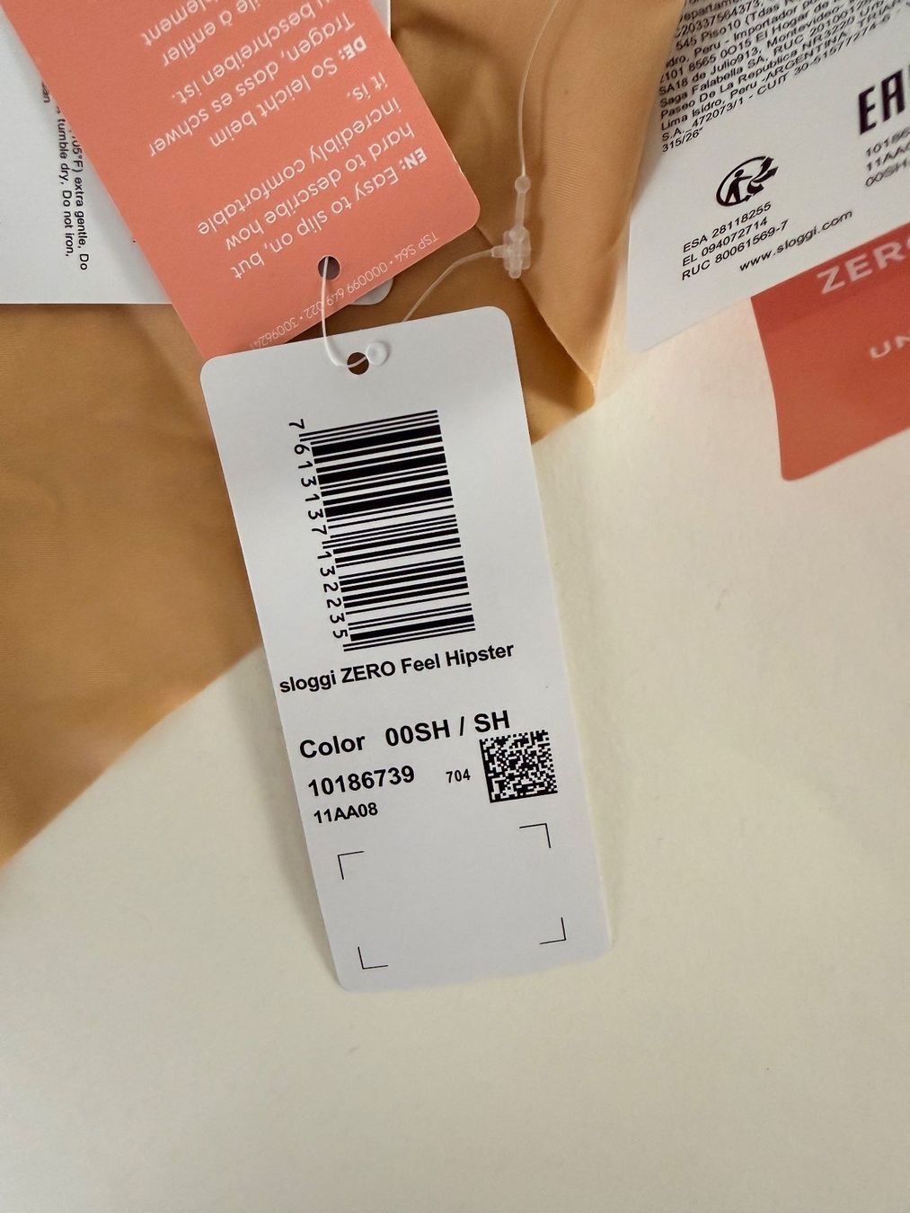Sloggi Altra biancheria intima: SLOGGI, Hipster ZERO FEEL, Grösse L, 2 Stück in Hellbraun – Nuovo e nell'imballaggio originale da Rudolfstetten venduto da gst_g7xl 1