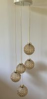 Vintage Space Age Hängelampe / Kaskadenleuchte – Bubble Glas