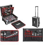 Werkzeugkoffer mit Trolley-Funktion, 175-teilig