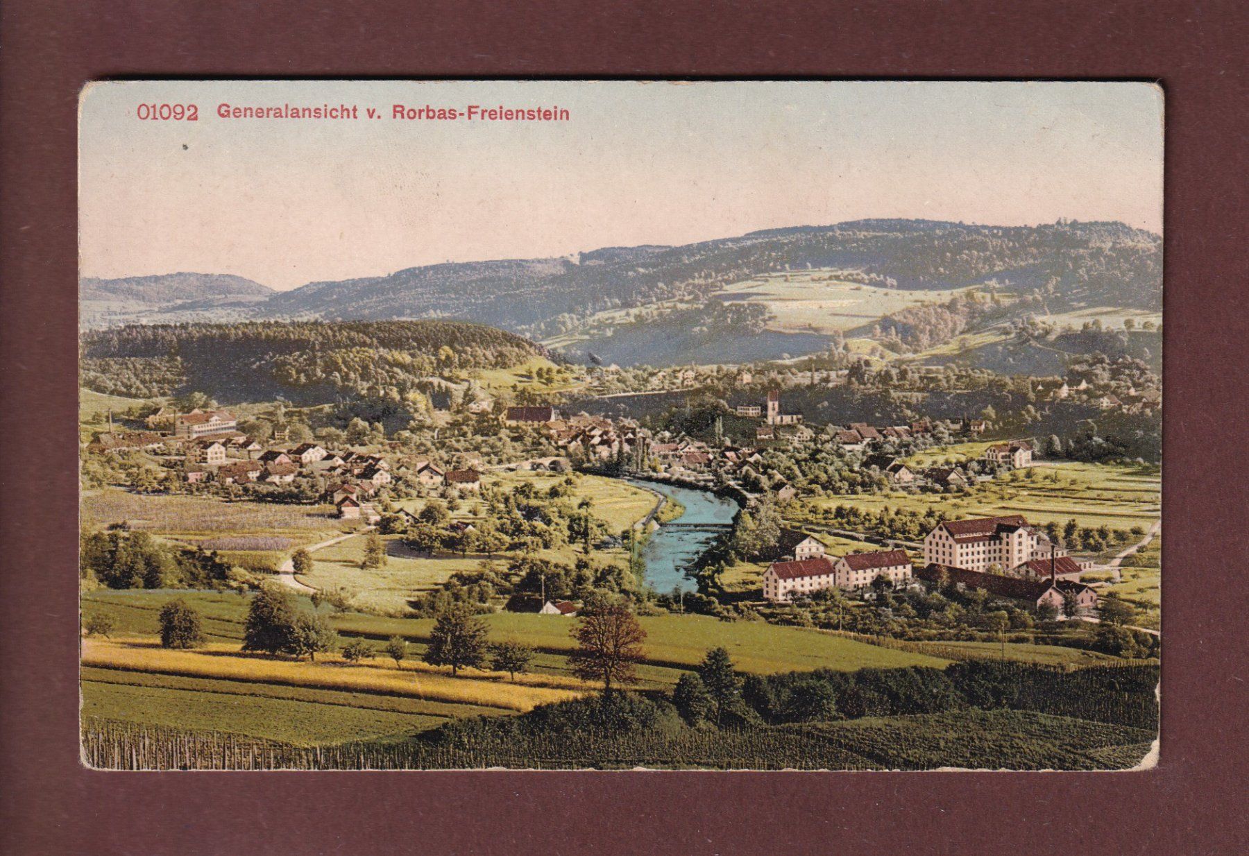 Cartoline postali: Generalansicht vom RORBAS-FREIENSTEIN – Usato da Pully venduto da nicecards