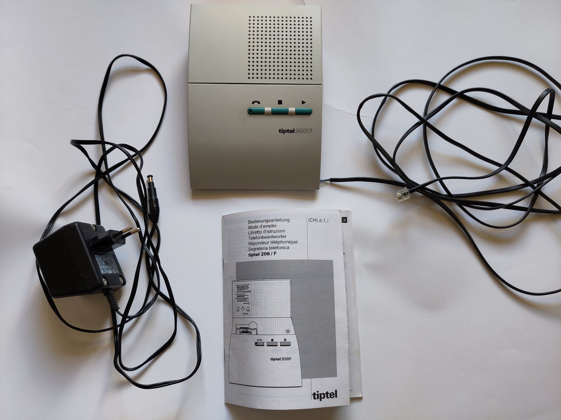 Tiptel Telefone: Telefon-Anrufbeantworter tiptel 206F – Gebraucht aus Schaffhausen von RolfMeister