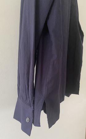 Soulmate Bluse Gr. L dunkelblau elegant