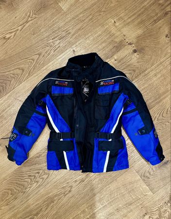 Coole Kinder Motorradjacke GMS mit Protektoren