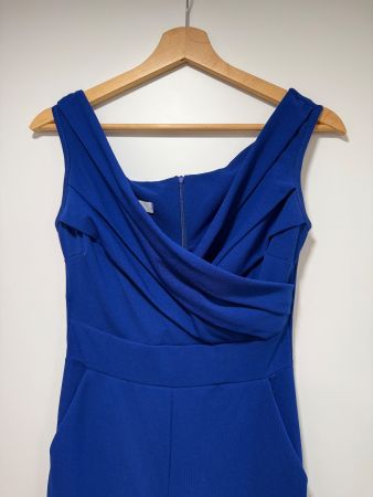 Wal G Blauer Jumpsuit, Gr. 34, elegant für jeden Anlass