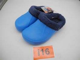 Kinder Clogs gefüttert blau, Gr. 32