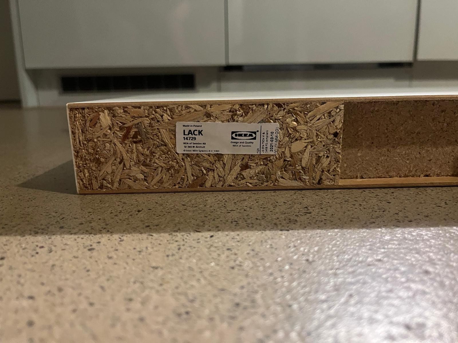 Ikea Scaffali: IKEA Weisses Tablar/Bord LACK – Usato da Schlieren venduto da mki_xfh9 3